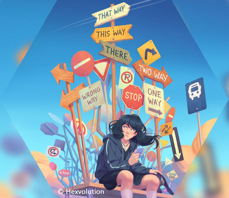 Artwork for the digital mural project Hexvolution