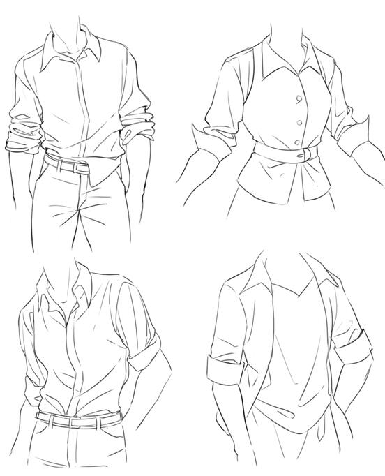 Sleeve fold studies Sleeve fold studies